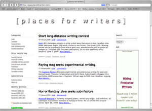 Places for writers